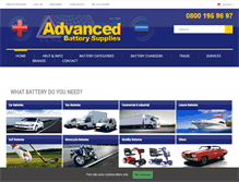Tablet Screenshot of advancedbatterysupplies.co.uk